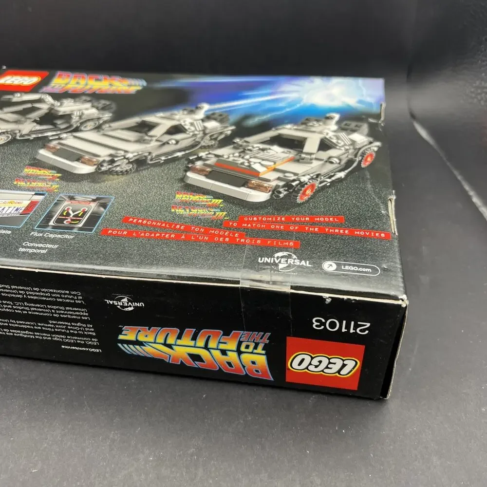 LEGO 21103 Back to the Future DeLorean Time Machine CUUS#004 RETIRED Marty McFly